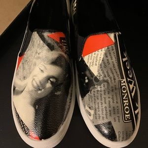 Custom made Marilyn Monroe slip ons